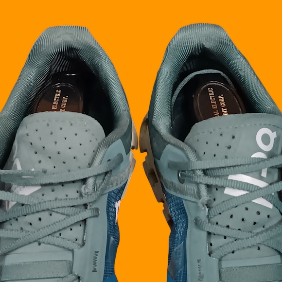 On Cloud Men's Cloudflow Men's Sea Blue Mesh Running  Sneakers Size 8 GUC - Picture 3 of 15